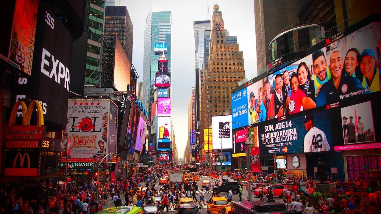 Times Square New York City Nyc Manhattan 2017 - 