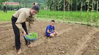 Full video : My daily life in a simple bamboo house - Building a new life