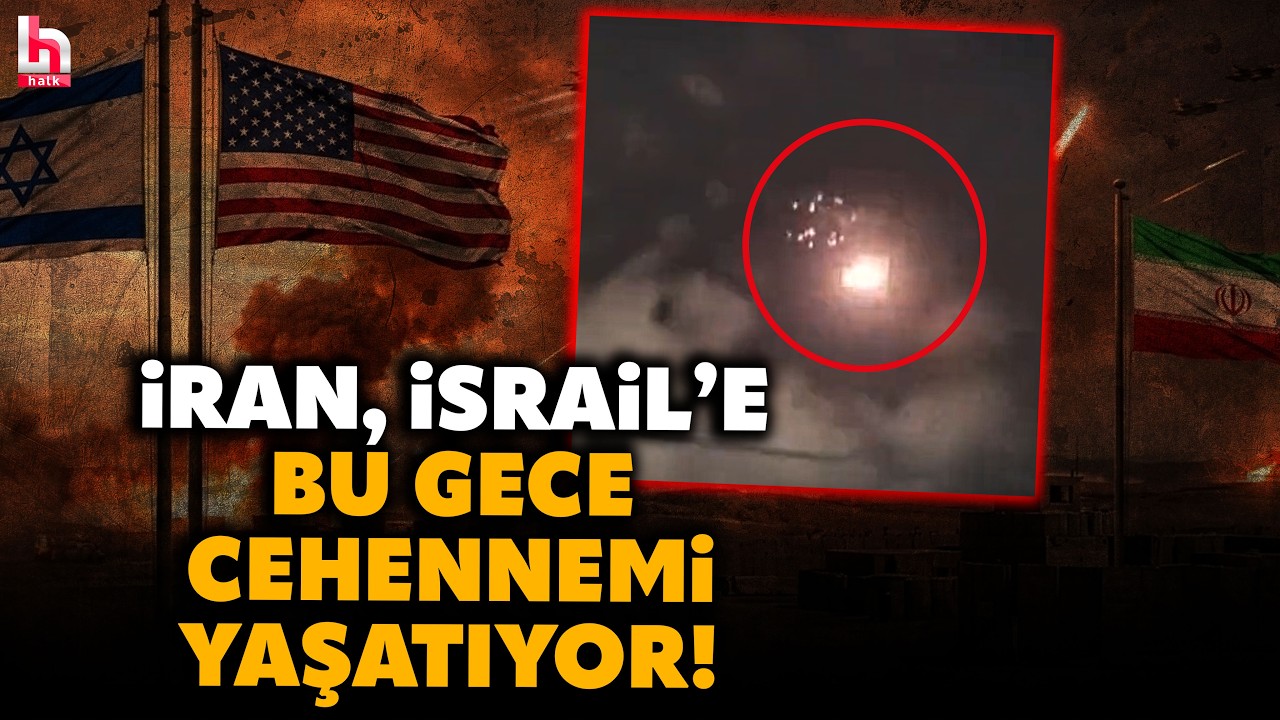 İSRAİL'E CEHENNEM YAŞATILIYOR! İran'dan İsrail'e onlarca füzeyle saldırı!