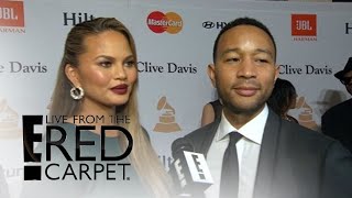 Chrissy Teigen and John Legend Talk Baby Names | Live from the Red Carpet | E! News