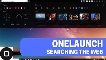 How to search the web with more speed and efficiency using the OneLaunch search bar