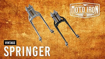 Moto Iron® Vintage Style Springer Forks For Harley Davidson® Motorcycles