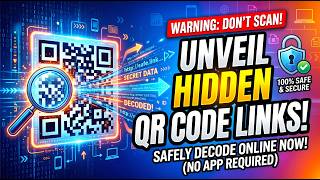 How to Read ANY QR Code Without Scanning It (Stay Safe!)Extract Links from a QR Code(ZXing Tutorial)