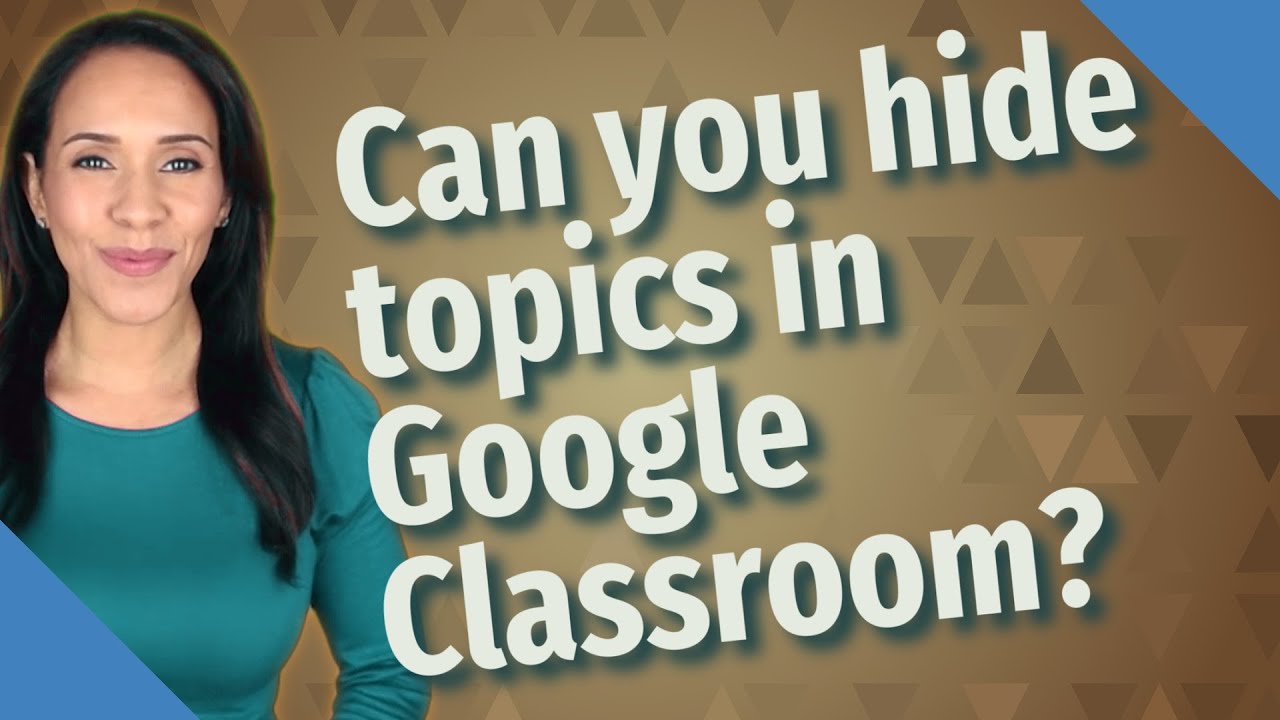 can you hide an assignment in google classroom