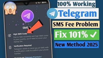 How To Fix Telegram Code SMS Problem (2025) | Fix Telegram SMS Fee Problem | Telegram Login Problem