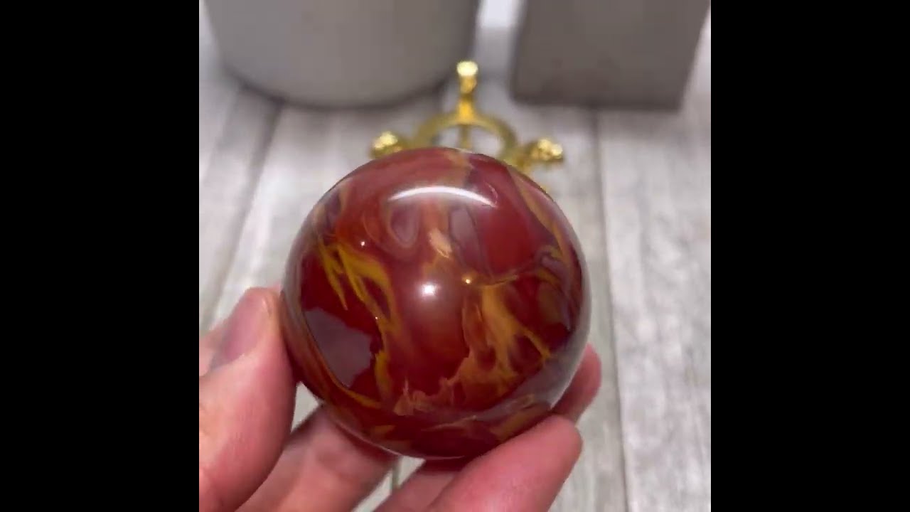 Noreena Jasper Sphere - Rare Natural Australian Polished Crystal Stone NJS28 