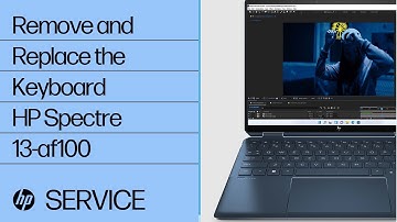 Remove and Replace the Keyboard | HP Spectre 13-af100 | HP