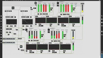 Stereo delay rhythm in Max/MSP