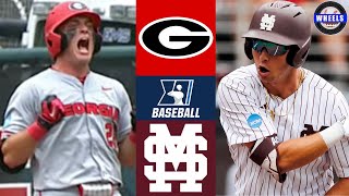 #3 Georgia v #14 Miss St (MUST WATCH, AMAZING!) | Supers G2 | College Baseball Highlights & Analysis