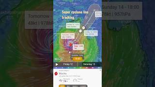 😥 SUPER CYCLONE MOCHA LIVE TRACKING 😥 Upcoming Everyday Updated