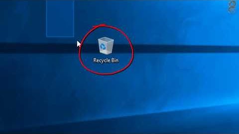 How to Remove Recycle Bin from Desktop in Windows 10