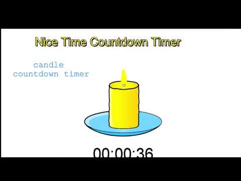candle countdown timer