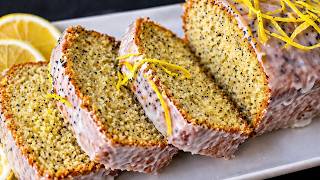 Cake au citron et pavot moelleux et facile كيك الليمون وبذور الخشخاش 🍋 screenshot 3