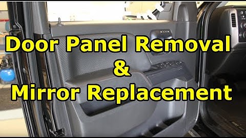 [HOW TO] Replace Side Mirrors on a 2014-2018 GMC Sierra or Chevy Silverado (In Depth Look)