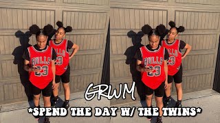 SPEND THE DAY WITH THE TWINS ( grwm )