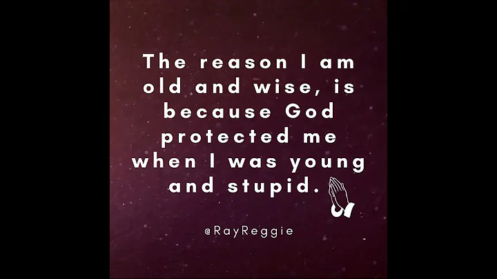 Raymond Reggie's Thought of the Day!