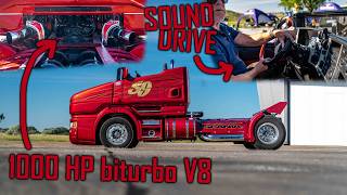 THE 1000 HP SCANIA V8 CABRIO: R999 Red Pearl by Svempa // *Sound, Drive & Walkaround*