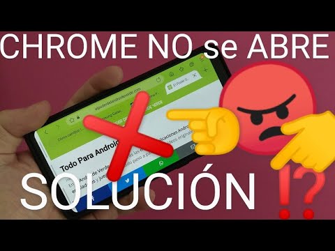 ⛔ GOOGLE CHROME NO RESPONDE, NO ABRE, NO CARGA, NO FUNCIONA en ANDROID SOLUCIÓN FÁCIL y RÁPIDA