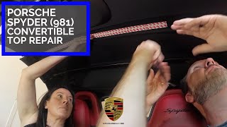 981 Porsche Spyder Convertible Top Issue - Repair Experiment (maybe 718 too) by D Wray's Garage 725 views 1 year ago 6 minutes, 51 seconds