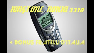 NOKIA 3310 -Classic Monophonic  ringtone retro suonerie + BONUS INNO ITALIANO. Resimi