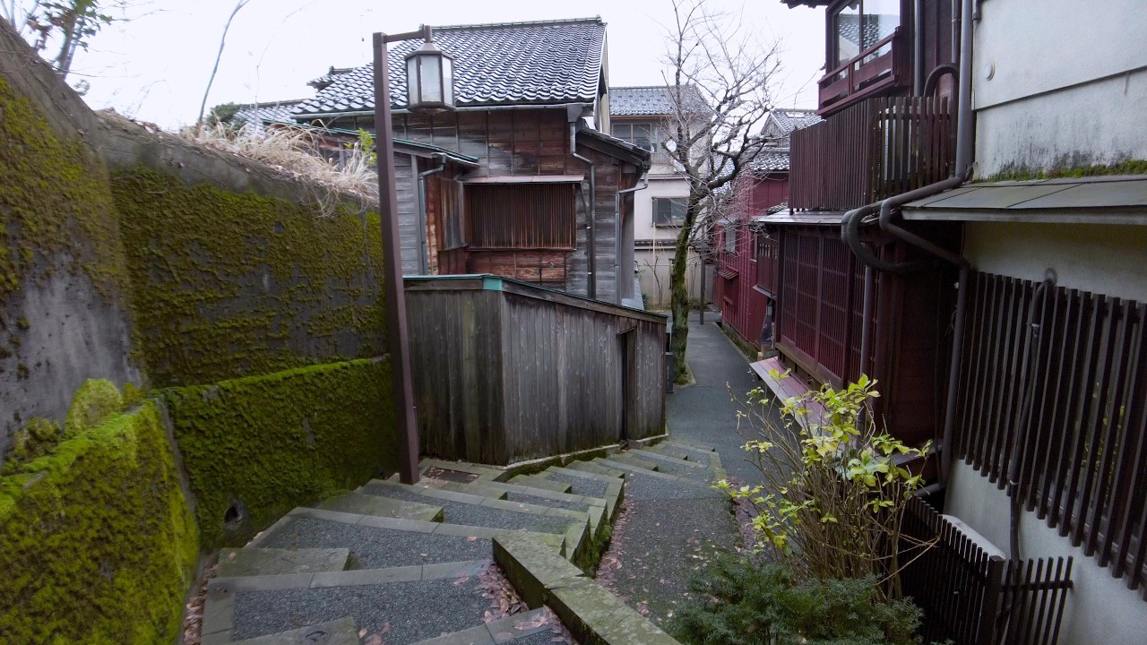 【4K Walk Japan】金沢 Walking around Kanazawa in Ishikawa