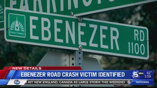 Ebenezer Road crash victim identified