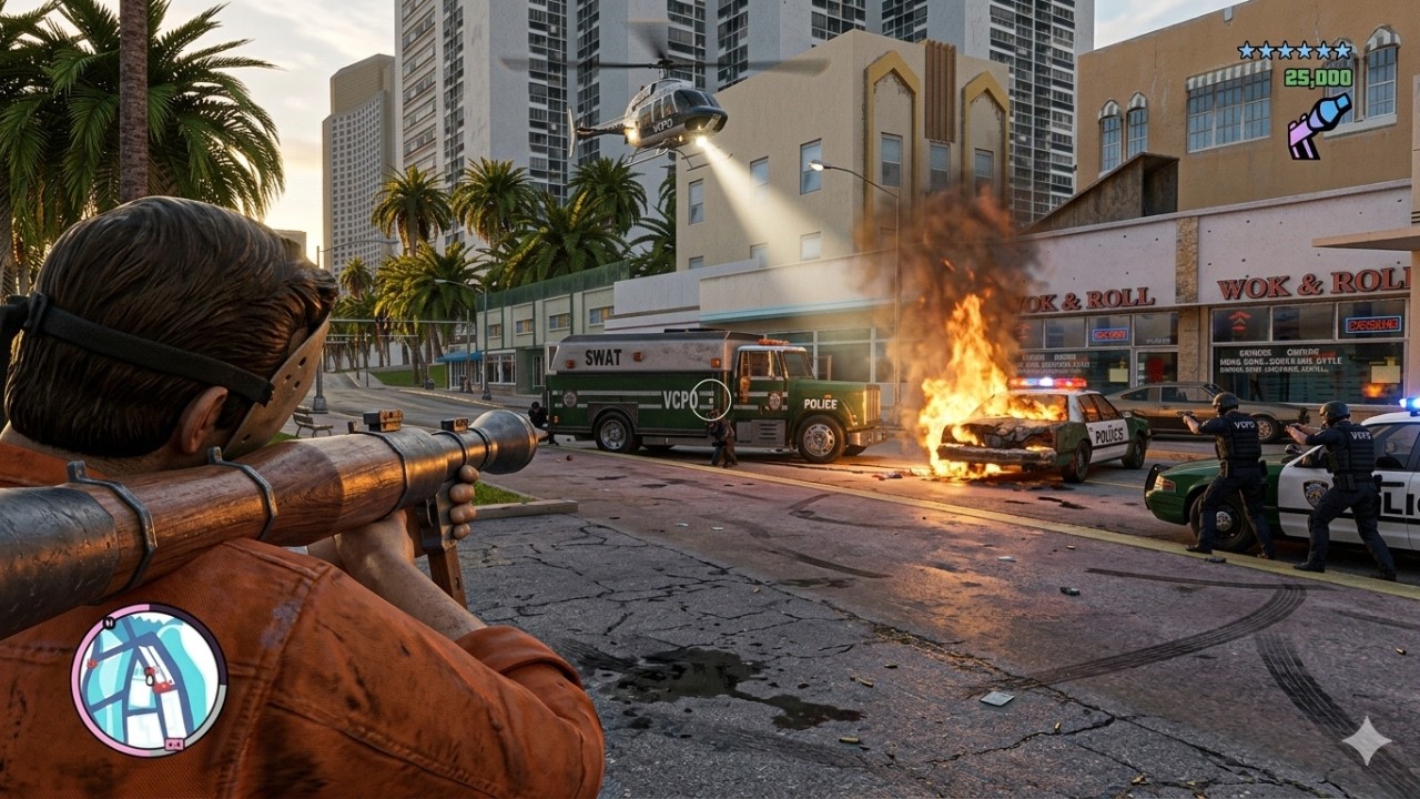 GTA NEXTGEN Police Chase PUSHES Limits