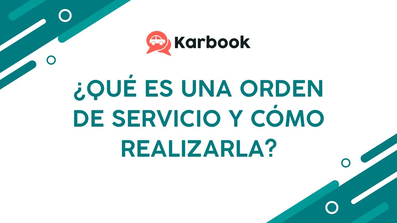 ¿Qué es una orden de servicio y cómo realizarla? - YouTube