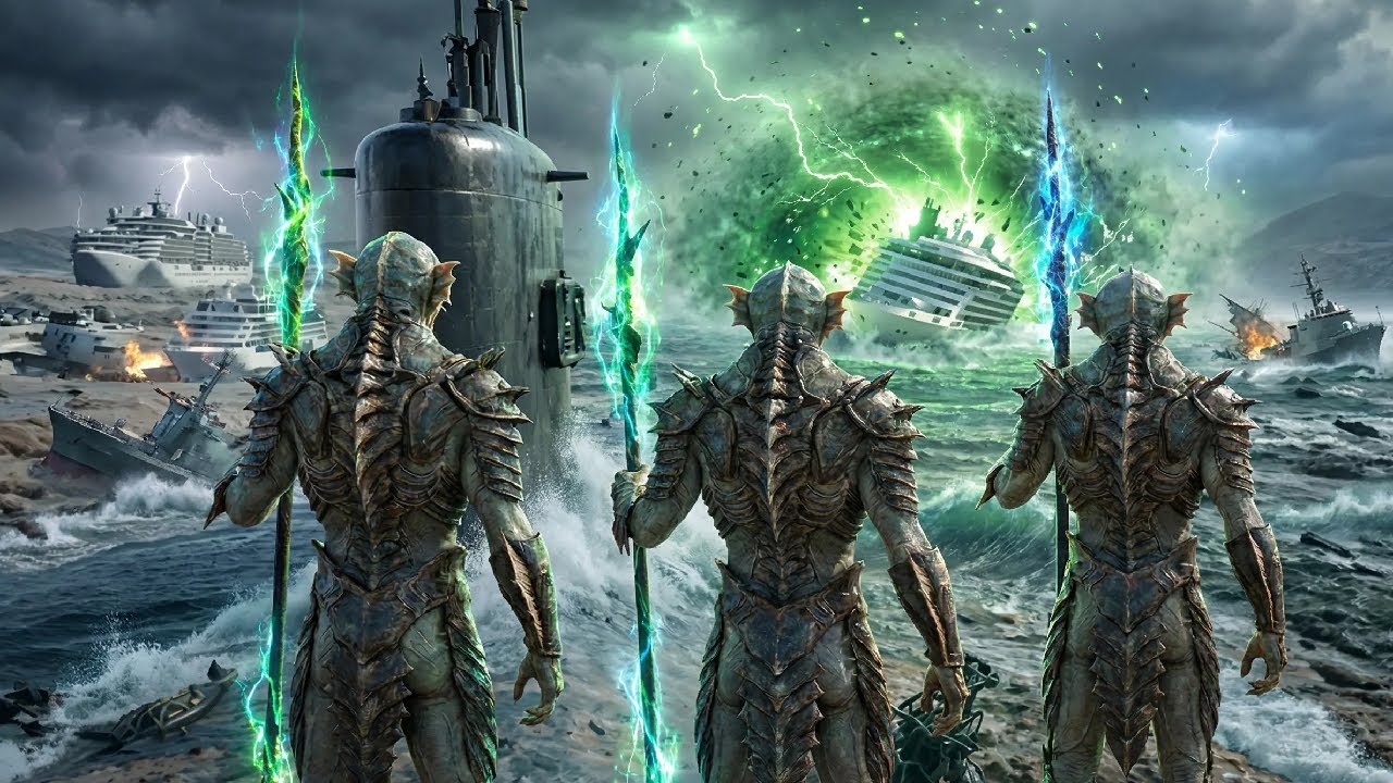 Oceanul ÎNGHITE SUPRAFAȚA, iar CREATURILE ASCUNSE decid că OAMENII TREBUIE SĂ DISPARĂ!