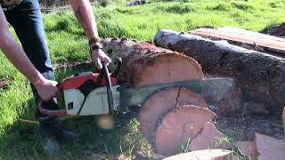 Stihl 045AV Super (Pure Vintage Chainsaw Sound)