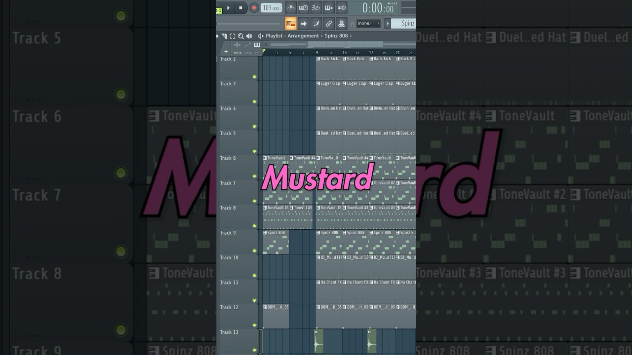 HOW TO MAKE A DJ MUSTARD BEAT ON FL STUDIO! 