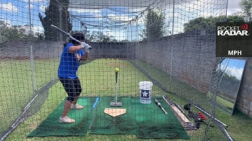 Exit Velocity 75 mph - 14 years old