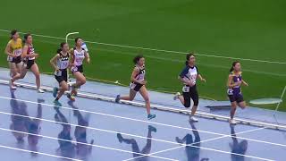 2018 水戸市陸上記録会 0321 中学女子800m 9組