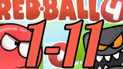 Red Ball 4 Level 1 2 3 4 5 6 7 8 9 10 11 Green Hills Android Walkthrough Gameplay Solution