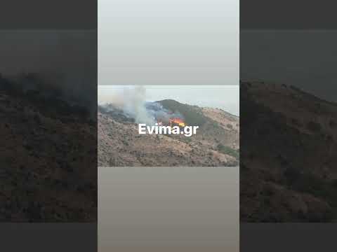 Φωτιά Εύβοια: Χωριά Κάρυστος