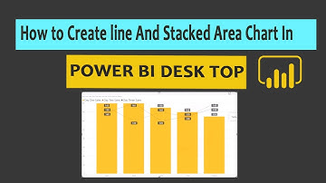 How to create line and stacked area chart in Power BI Desktop in telugu. part (13)