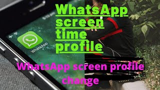 Whatsapp kaise profile and screen time change kaise karege  WhatsApp screen size hataiye aasani se screenshot 4