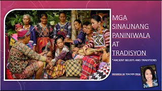 Mga Sinaunang Paniniwala at Tradisyon (Pilipinas)