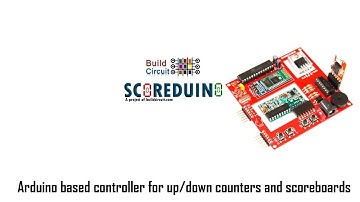 SCOREDUINO Bluetooth and RF module test with 2.3 inch and 3 inch seven segment display drivers