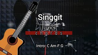 Video thumbnail of "Singgit  Lyrics & Chords"