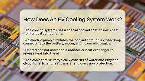 How Does An EV Cooling System Work? - Talking Tech Trends