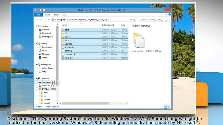 How to mount an ISO file in Windows® 8