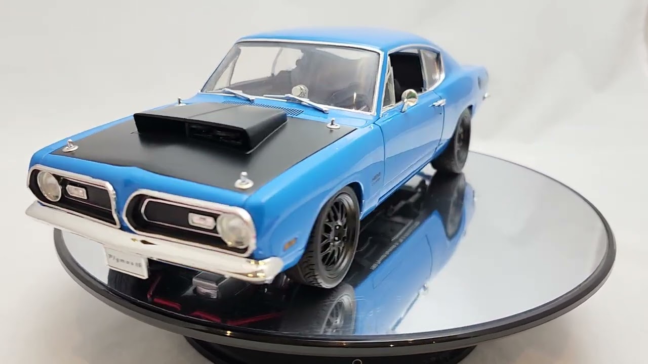 Acme 1969 Plymouth HEMI Cuda Street Fighter – 1/18 – Bleue