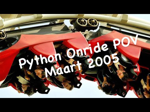 🎢 Python Onride POV | Efteling 2005 🎢