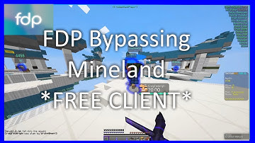 FREE Client DESTROYING MINELAND | FDP Client