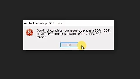 How to Fix JPEG File Photoshop Opening Error " Could not complete your request because a SOFn, ..." - DayDayNews