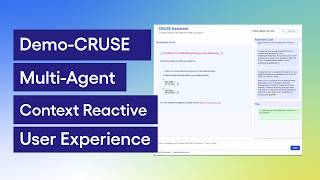 Demo: CRUSE-Multi-Agent Context Reactive User Experience
