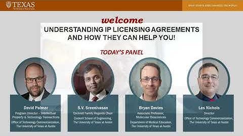 Webinar: Understanding IP Licensing Agreements and How They Can Help You