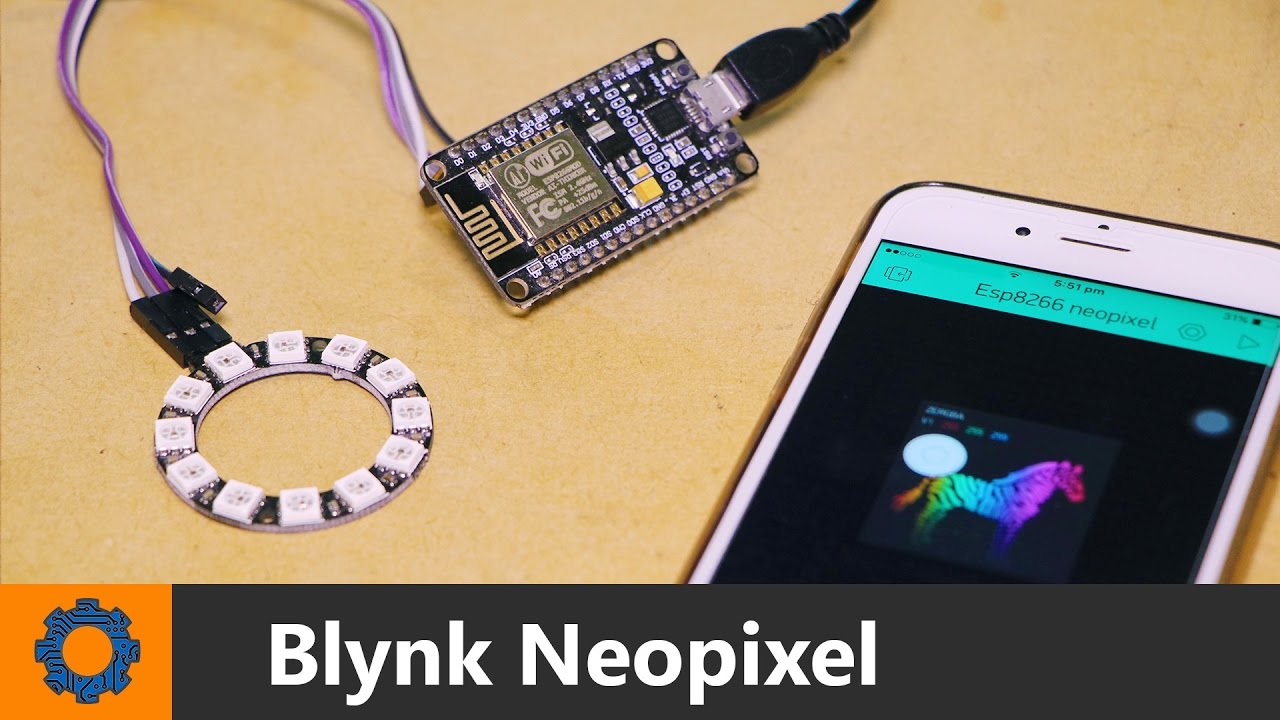 blynk อุณหภูมิ  2022 New  ESP8266 - Blynk Neopixel Star