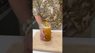3 Rums In One Glass: Jet Pilot ✈️ #rum #cocktail #shorts #cocktailrecipe